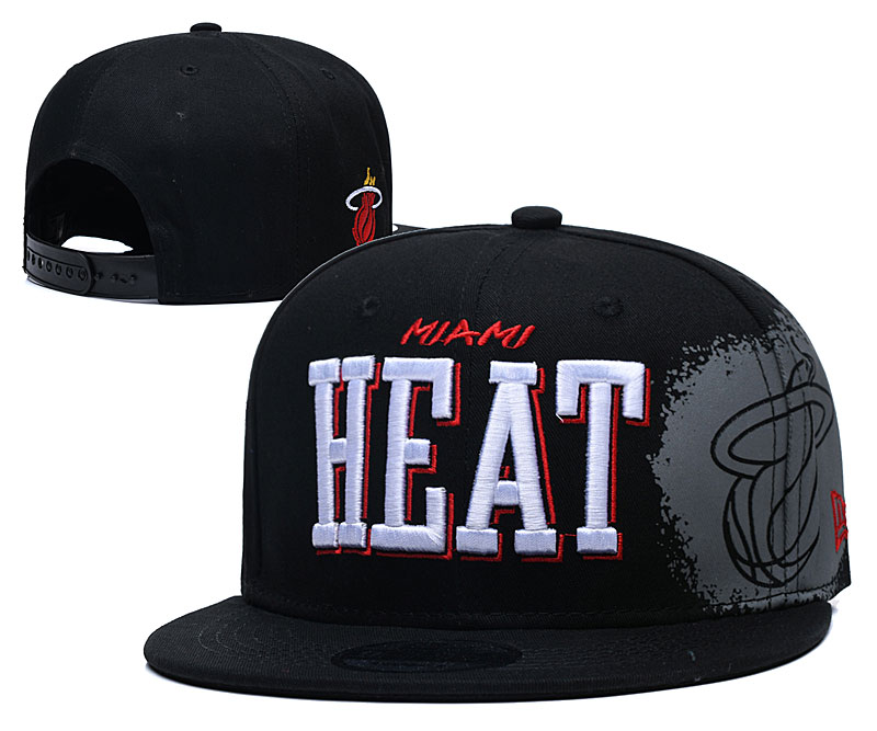 NBA Miami Heat Stitched Snapback Hats 017